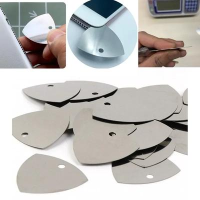 Metall-Handy-Öffnungswerkzeuge 10/20/50 Stück Metall-Gitarrenplektren Hebelöffner für iPhone iPad Tablet PC Demontage Reparatur Werkzeugsatz