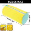 1/2/4PCS Durable Shoe Washing Machine Bag Fluffy Fiber Laundry Bag Durable Padded Net Polyester Reusable Shoe Protector XYD02