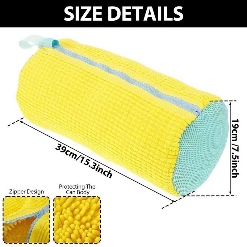 1/2/4PCS Durable Shoe Washing Machine Bag Fluffy Fiber Laundry Bag Durable Padded Net Polyester Reusable Shoe Protector XYD02