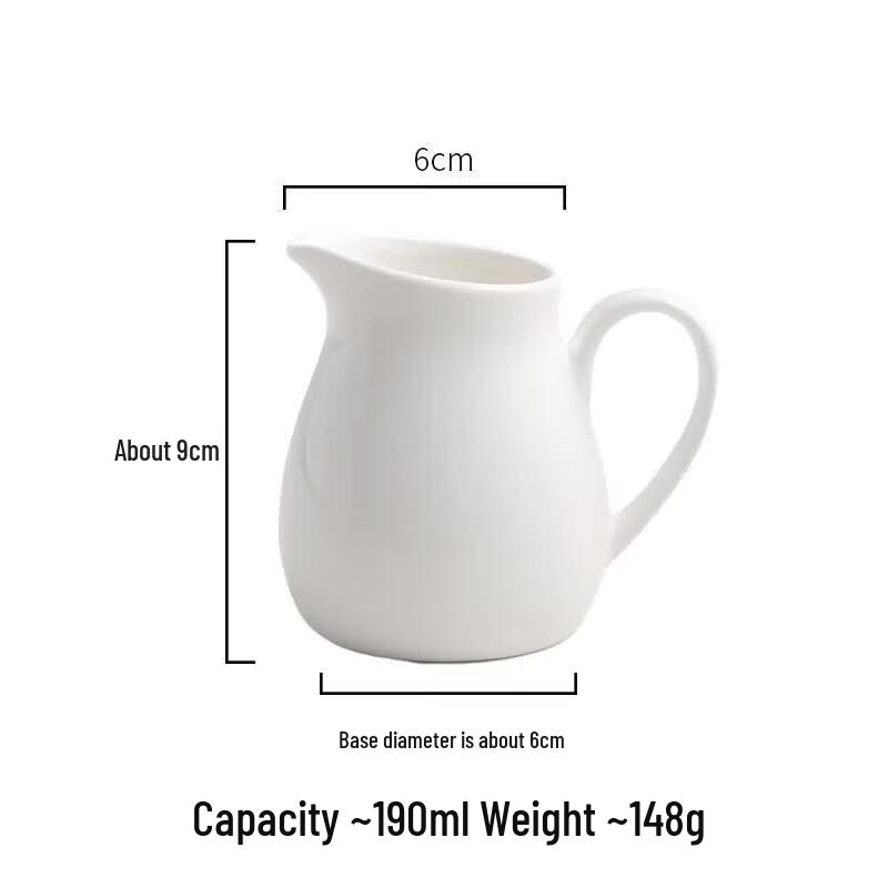 Ceramic Mini Milk Pot and Creamer