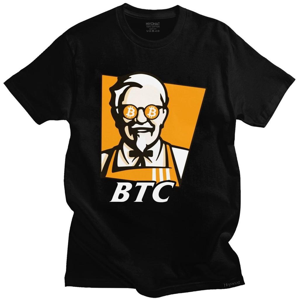 Buy Funny Bitcoin Tshirt For Men Short Sleeve Btc Original Recipe  Cryptocurrency Top Crypto Blockchain Geek Tee Shirt Cotton T-Shirt at  affordable prices — free shipping, real reviews with photos — Joom