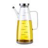 Heat-resistant Bottle Kitchen Capacity Syrup With Steel Seal Easy-to-Clean Oil Mess-Free Cooking Olive Vinegar