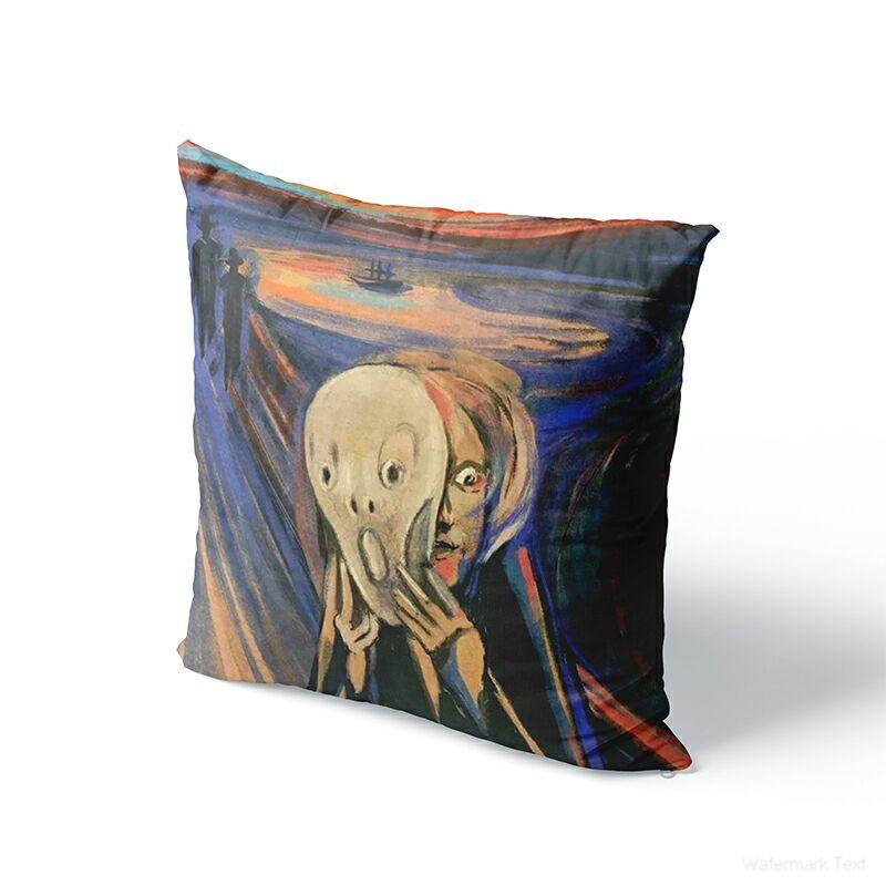 45x45cm Van Gogh Oil Painting Pillowcase Sofa Cushion Cover Sunflower Night Pillow Cover Sofa Pillow Cover Home Decoration