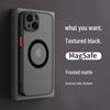 iPhone 16 Pro Max Magnetic Frosted Case with Skin-Feel, Magsafe Compatible