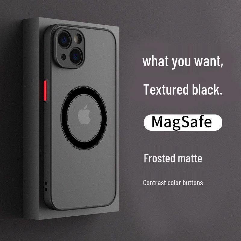 iPhone 16 Pro Max Magnetic Frosted Case with Skin-Feel, Magsafe Compatible