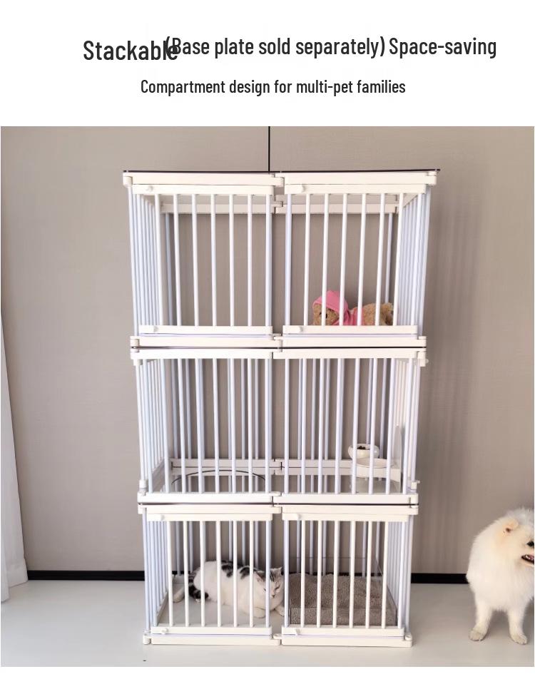 Meng Xiao Bao Indoor Pet Fence & Gate for Small To Medium Dogs and Rabbits