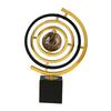 Art Sculpture Modern Decor Statue Centerpiece Ornament Iron Material Rotating Globe Aesthetic