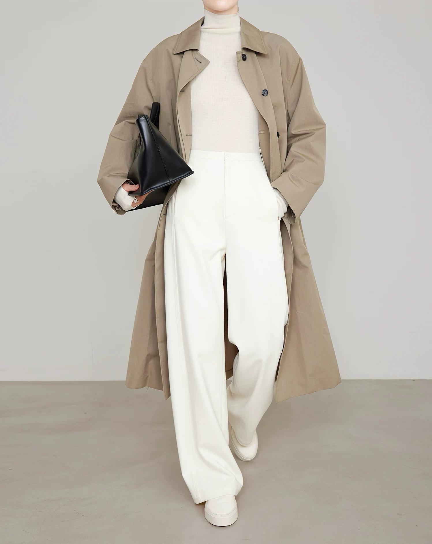 

Широкие брюки Off-White с высокой талией из шерсти Tencel — коллекция Весна 2025 28