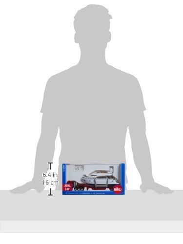 BorneLund SIKU MAN Semi-Trailer with Cruiser Load, 1/87 Scale Model SK1849