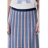 Benetton Multi Stripe Knit Skirt Bask05611