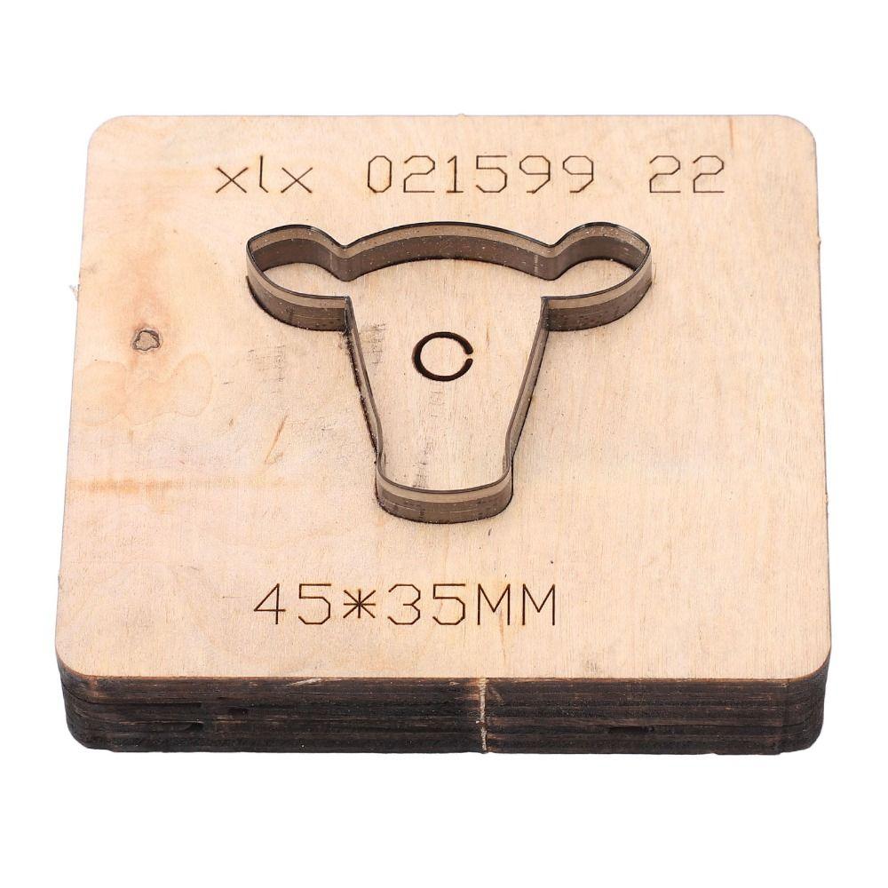 Bull Head Shape Leather Cutting Die Alloy Steel Craft Tool DIY Punch Cutter  For Leather Craft