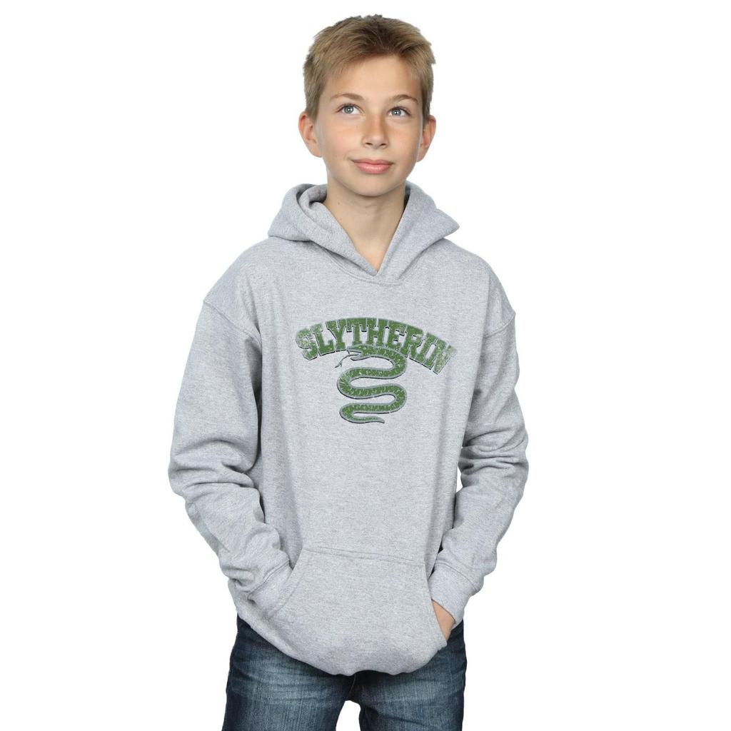 Harry Potter Boys Slytherin Sport Emblem Hoodie