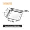 Stainless Steel Square Serving Tray