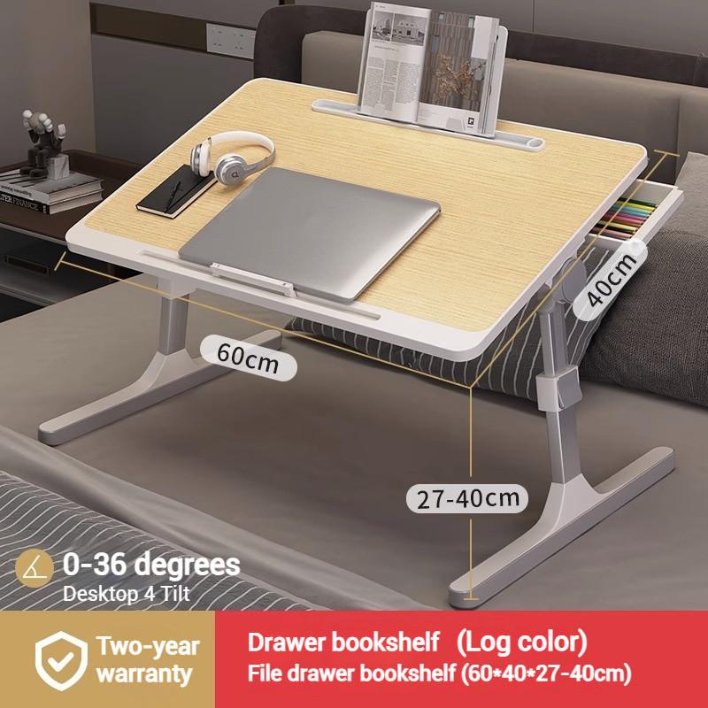 Study Work Multi-purpose Portable Lazy Table Liftable Multifunctional Folding Table Anti-Slip Laptop Bed Desk