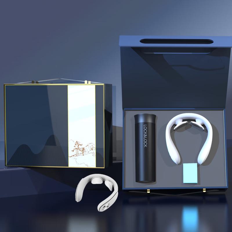 LocknLock Thermos & Neck Massager Gift Set
