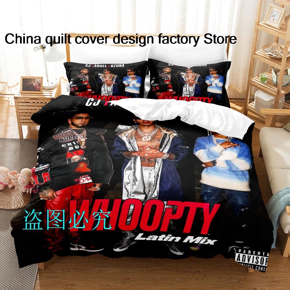 Raper Anuel A printed Beding Sets exquisite bed suplies set duvet cover bed comforter set beding set luxury birthday gift