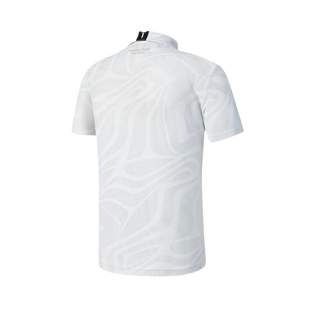 Fila Golf Series Fashionable Versatile Comfortable Skin-Friendly Short Sleeve Golf Shirt Men Tops White A11M525126F-ZA