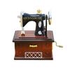 Wind Up Music Box,Hand Crank Sewing Machine Mechanism Musical Box Birthday Gift Table Ornament for Office Home Decors