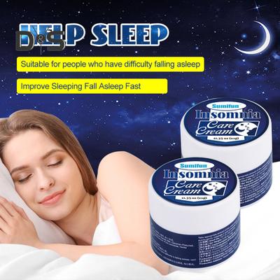 2/3/4/5Pcs Sleep Aid Cream 10g Gentle Relieve Stress Cream Improve Sleep Natural Ingredients Insomnia Anxiety Mood Sleep Cream for Home Travelers