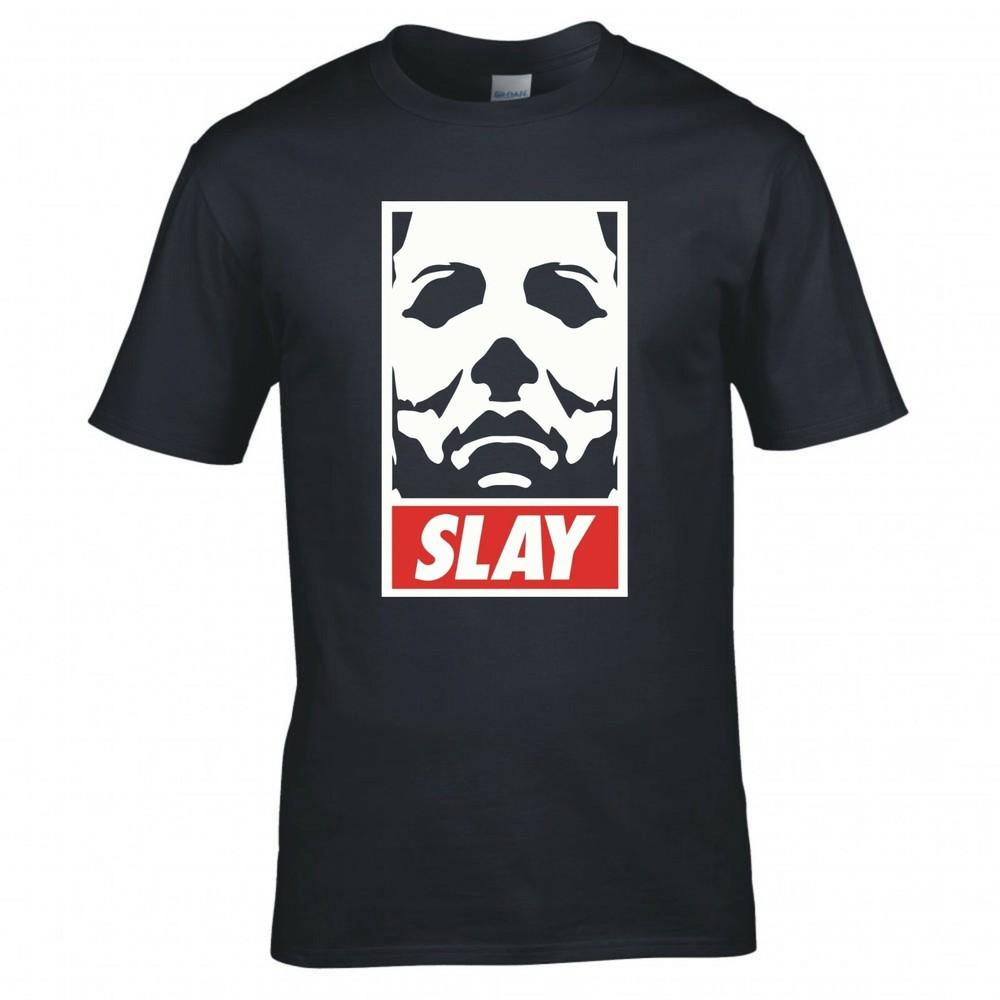 Inspired By Halloween Michael Myers Obey Slay Tshirt