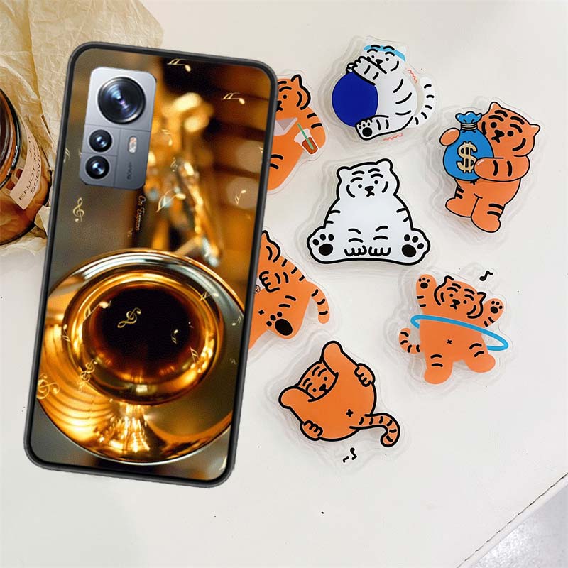 Brass Instruments Phone Case For Xiaomi Poco X7 X6 M8 M7 M6 M4 M3 X4 Pro F7 Ultra M5S Mi 14 14T 15 15T 12T 10T Pro 12S 12 11 Lit