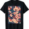Vintage Cherry Blossom Flowers  T-Shirt(5)