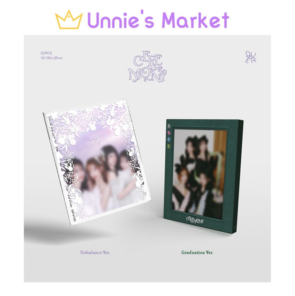 [Предзаказ] QWER [CEREMONY] (Версия с дисбалансом. / Выпускная версия) / 4-й мини-альбом + бесплатный подарок Random ver.