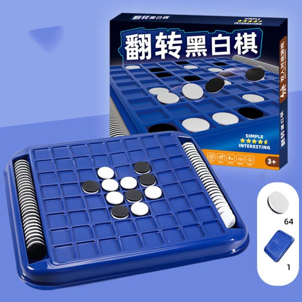 Parent-Child Interactive Kid Overturn Chess Touch Flip Reversi Strategy Board Game  Party Game