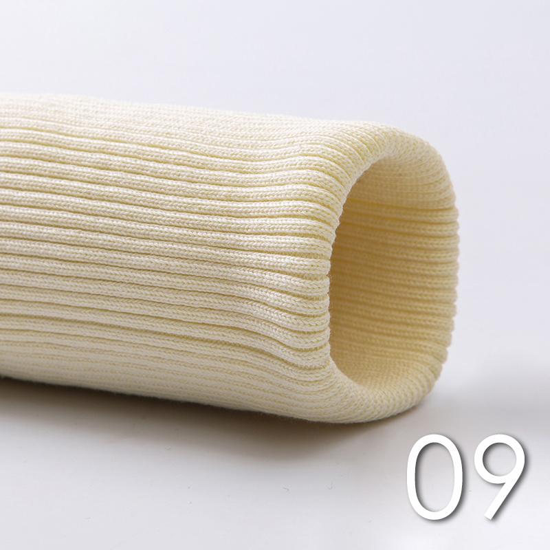 Cotton Rib Stretch Knit Cuffs Collars Hems Fabric Ribbed Knitted Cuffs Neckline Fabric For Sweatshirt Down Jackets Accessories