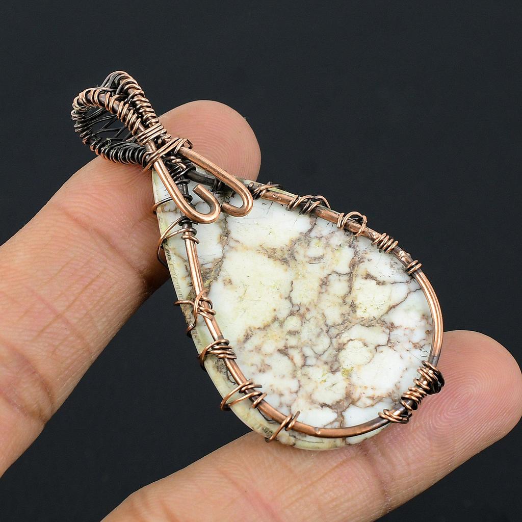 Tree Of Life Wild Horse Pendant Gemstone Jewelry, 999 Copper Wire Wrapped Handmade Pendant, Latest Design Jewelry