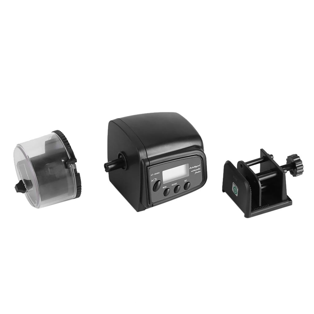 Digitaler LCD Elektronischer Fischfutterautomat Spender Timer Automatische Aquarium Tank Futter Fütterungsmaschine