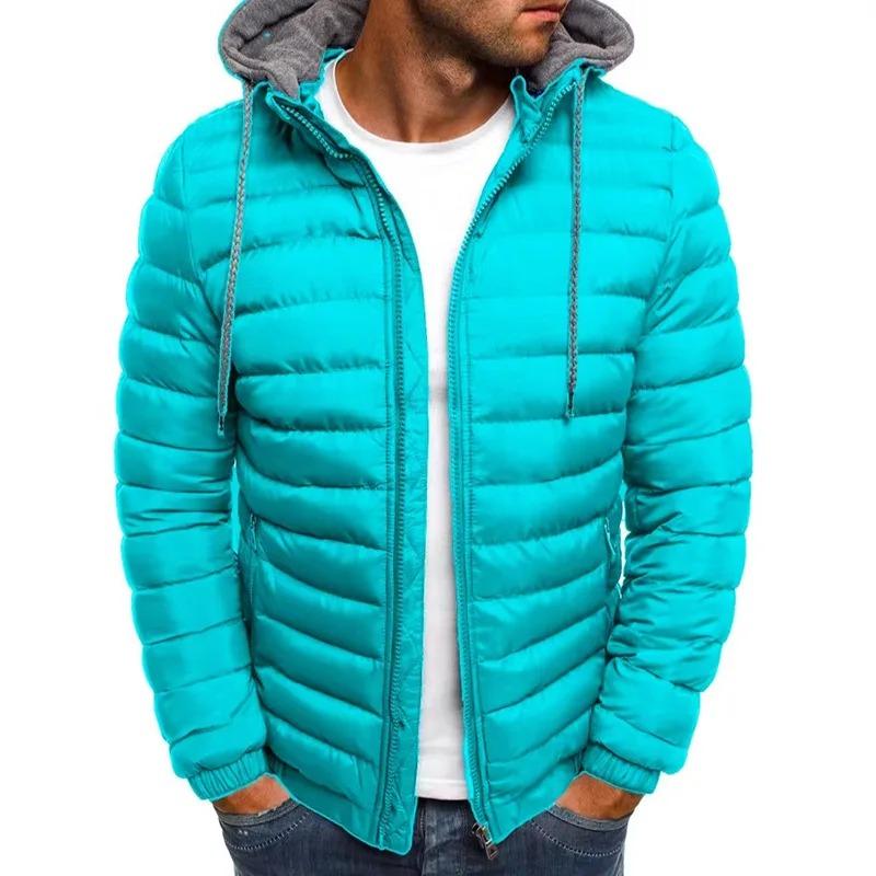 2025 Autumn And Winter Male Loose Overcoat Clothing Outdoor Casual Sportswear Fashion Streetwear Style Hooded Warm Zipper Jacket