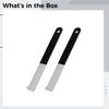 2 Pcs Paver Puller Tool with Joint Scraper Micro Teeth, Paving Brick Extractor for Garden Paving Brick Replacement, Paver Removal Tool