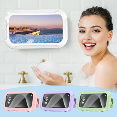 Dusche Telefon Halter Wasserdichte Wand Halterung Ständer Fall für Badezimmer Badewanne Küche