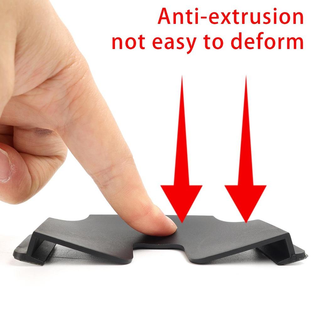 Car Sun Visor Ticket Clip ID Bank Card Storage Holder Auto Dashboard Organizer Black Plastic Mount for Daily Driving Commuting