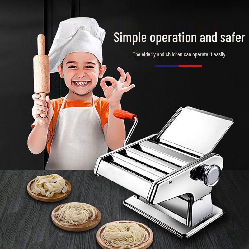 Stainless Steel Hand Crank Pasta and Noodle Maker