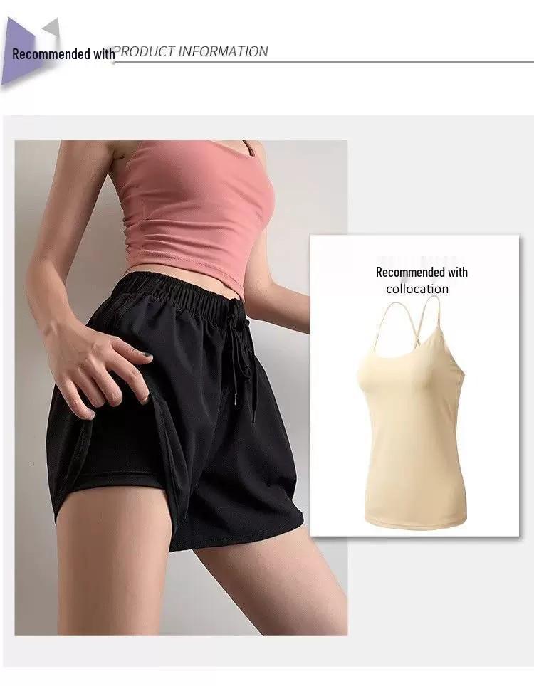 Women's Quick-Dry Plus Size Yoga & Running Shorts
