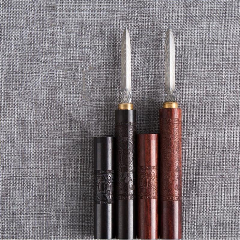 GIANXI Wooden Tea Knife Chinese Tea Ceremony Accessories Tea Brick Pu 'er Tea Tool Tea Needle Kung Fu Tea Set Conical Needle