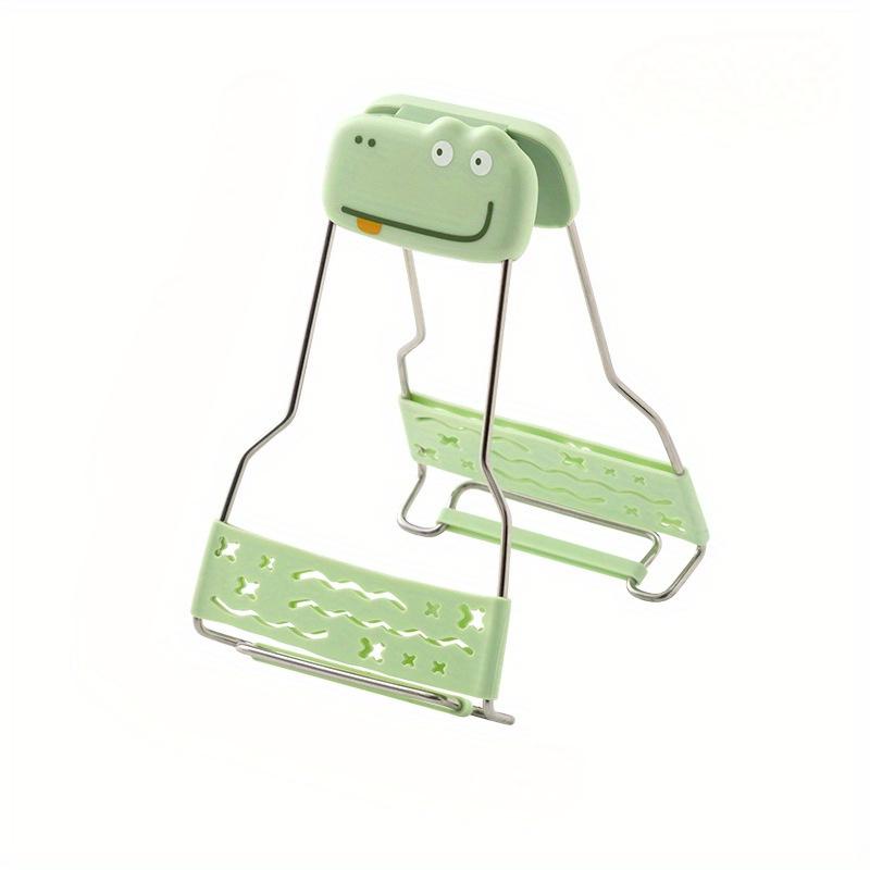 Stainless Steel Reverse Applicable Plate Fixture Clip - Anti-slip, Heat-resistant Kitchen Tools for Safe Handling of Hot Meals