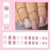 French Fake Nails Flowers Nail Tips Fashion False Nails  for Salon