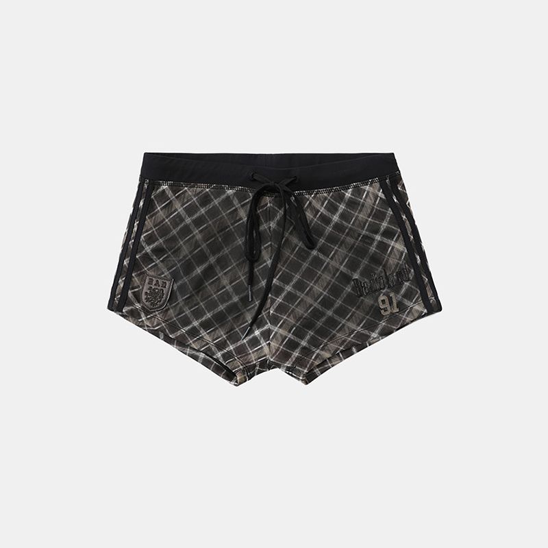 South Korea Badblood American Vintage Camouflage Shorts Women Casual Pants Niche Three Pants Sweat Pants Gyaru Hot Pants
