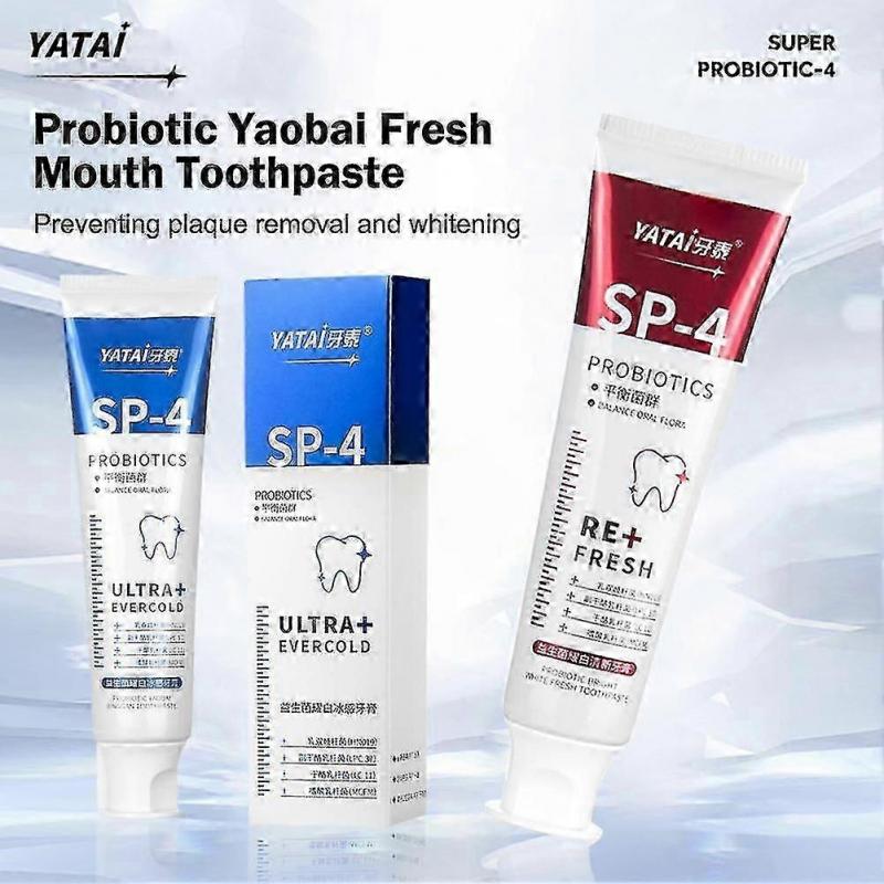 3X Sp-4 Probiotics Whitening Toothpaste Brightening Stain Removing Toothpaste
