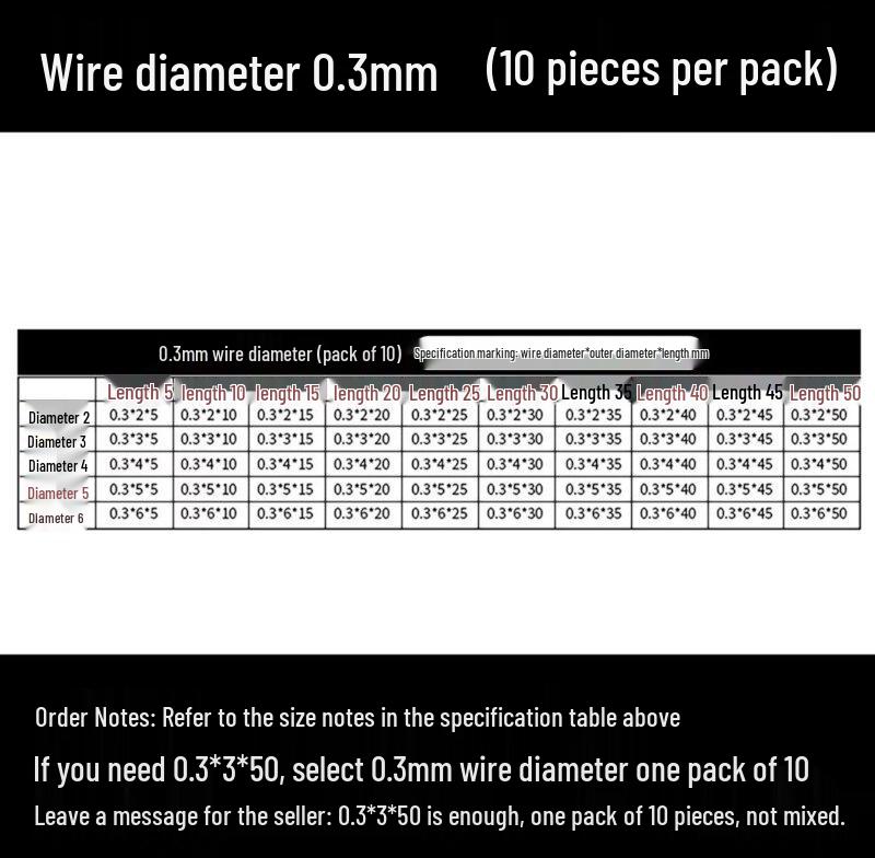 304 Stainless Steel Small Compression Spring Wire
