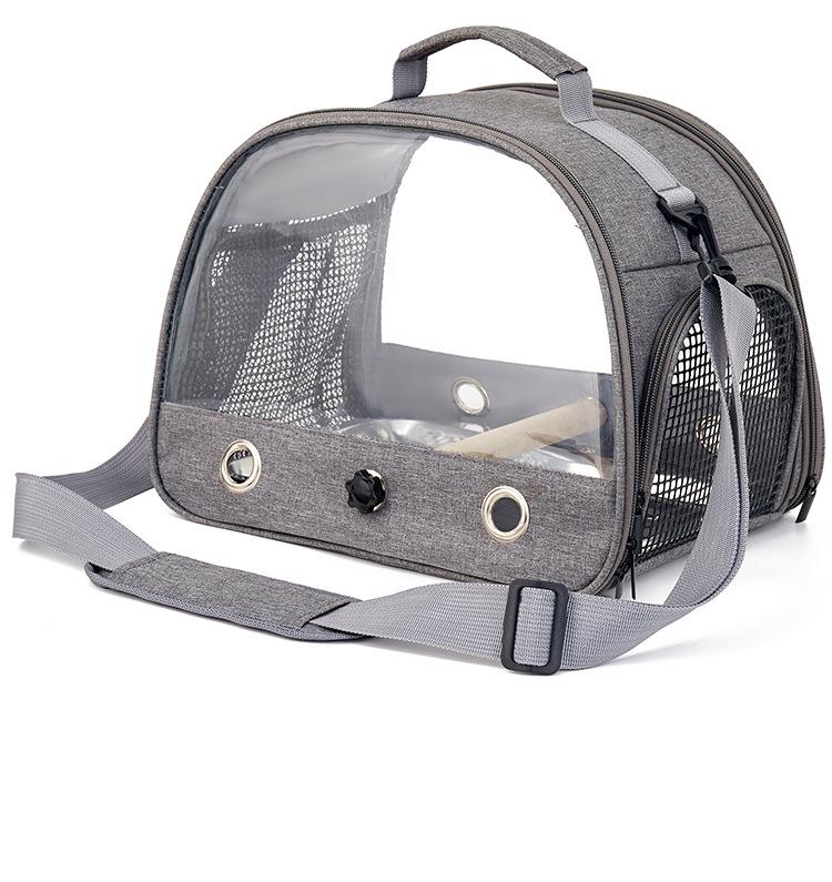 Portable Oxford Cloth Bird Travel Bag for Small Pets - Ideal for Parrots, Pigeons, and Sun Birds