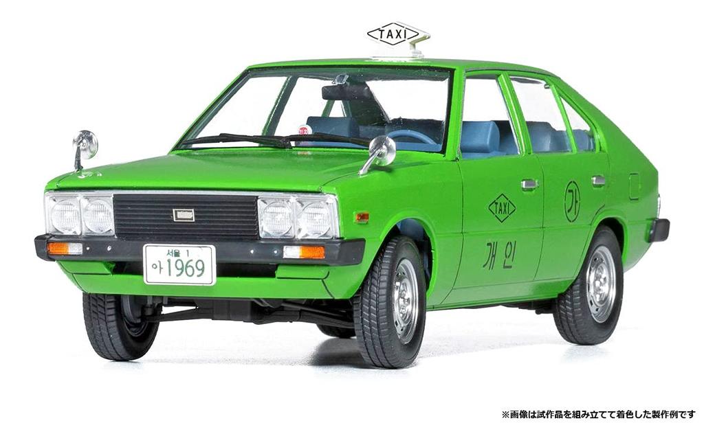 Academy 1/24 Hyundai Pony Taxi Plastic Model Kit 15140