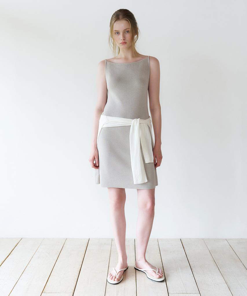 Retera Two-Way Slim Sleeveless Knit Dress