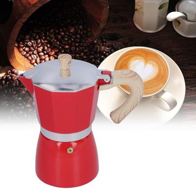 300ML Capacity Stovetop Espresso Maker Aluminum Alloy Coffee Maker Moka Pot  Home Use