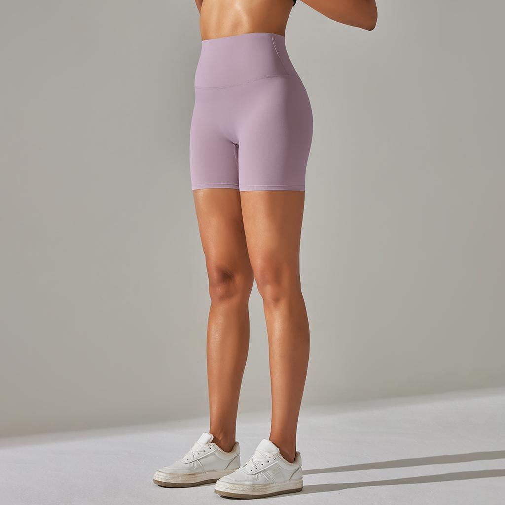 Align Damen-Yoga-Shorts mit hohem Bund – butterweich und federleicht! Ideal zum Laufen, Radfahren und für Fitness. 31 Farben.