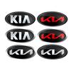 AGF3 Insignia Emblema KIA para Capó Delantero y Maletero Trasero Pegatina Accesorios Para KIA Sportage Ceed Sorento Cerato Optima Picanto Rio Soul