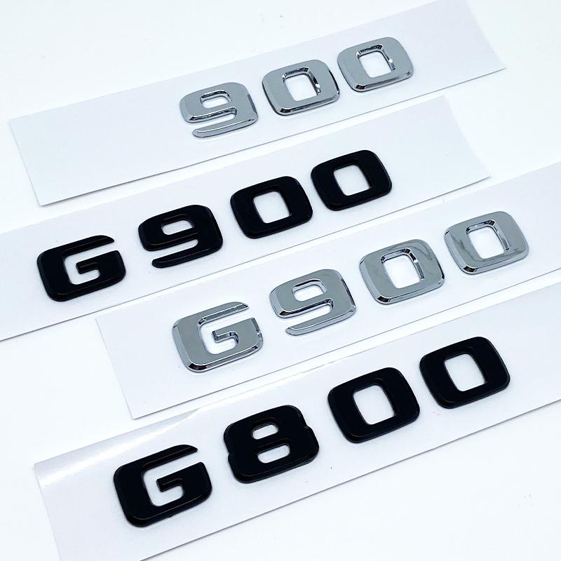 Suitable for Mercedes Benz Brabus New G-class Modified Car Logo G700 800 900 Displacement Standard Rear Tail Iabel Car Sticker